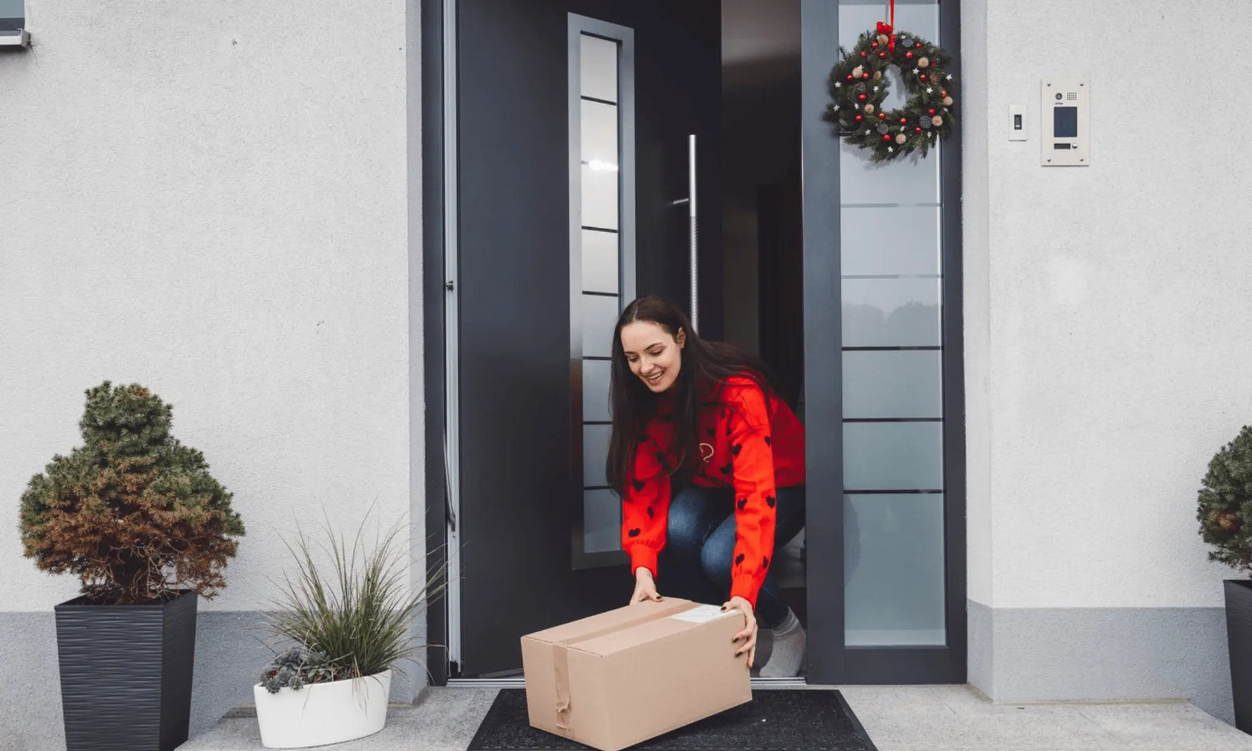 Receiving Dog Food Package