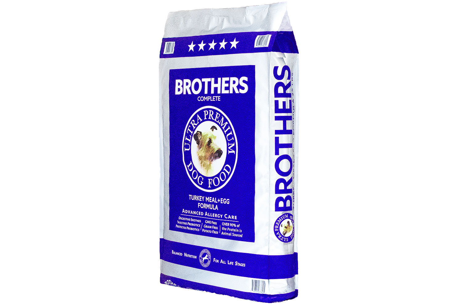 Brothers Turkey Meal & Egg, Advanced Allergy Care, Healthy Wt, dog food