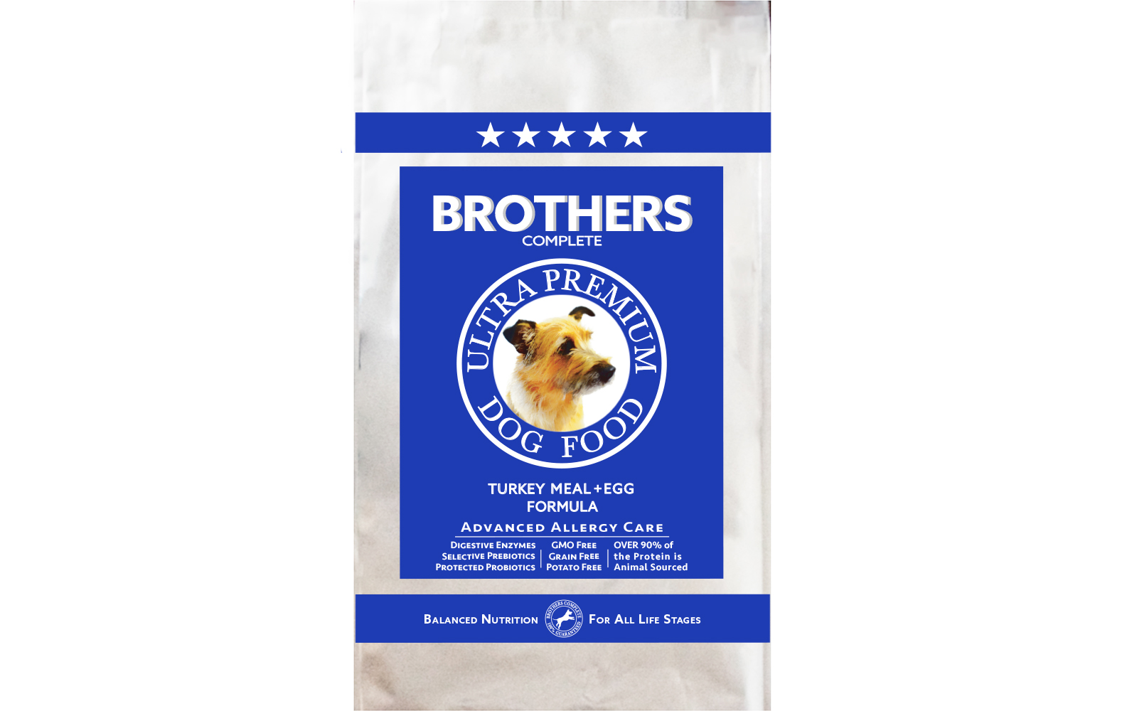 Brothers Turkey Meal & Egg, Advanced Allergy Care, Healthy Wt, dog food